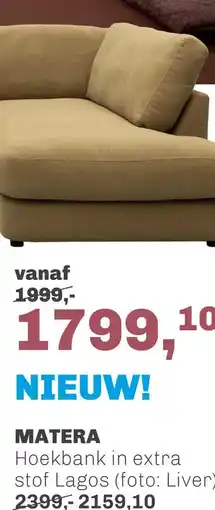 Trendhopper Bank Matera aanbieding