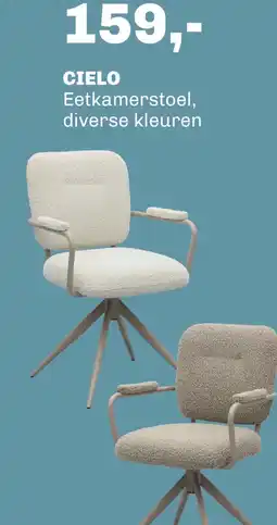 Trendhopper Eetkamerstoel Cielo Toffee aanbieding