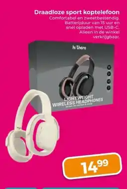 Trekpleister Draadloze sport koptelefoon aanbieding