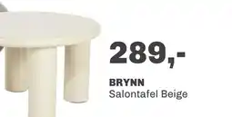 Trendhopper Salontafel Brynn beige aanbieding