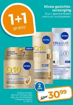 Trekpleister Nivea gezichts- verzorging aanbieding