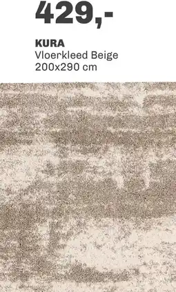 Trendhopper Vloerkleed Kura Beige 200x290 cm aanbieding