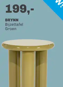 Trendhopper Bijzettafel Brynn groen aanbieding