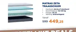 TotaalBED Matras Zeta | traagschuim toplaag aanbieding