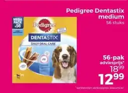 Trekpleister Pedigree Dentastix medium aanbieding
