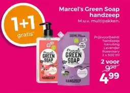 Trekpleister Marcel's Green Soap handzeep M.u.v. multipakken. aanbieding