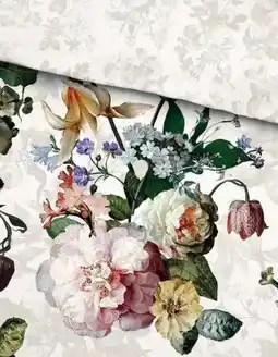 TotaalBED Dekbedovertrek Fleur Ecru | 140 x 200/220 cm aanbieding