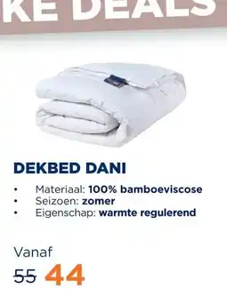 TotaalBED Dekbed Dani 100% bamboe | zomer aanbieding