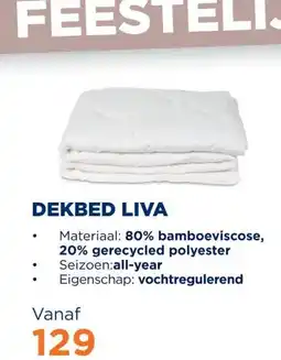 TotaalBED Dekbed Liva bamboe | all year aanbieding