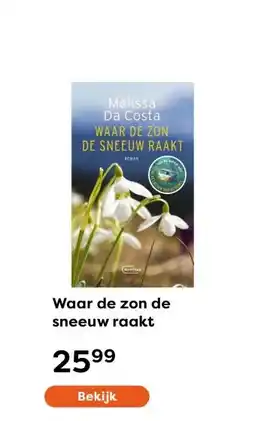 The Read Shop Waar de zon de sneeuw raakt aanbieding