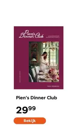 The Read Shop Pien's Dinner Club aanbieding