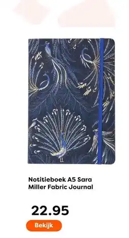 The Read Shop Notitieboek A5 Sara Miller Fabric Journal aanbieding