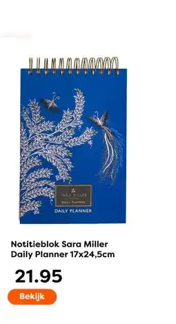 The Read Shop Notitieblok Sara Miller Daily Planner aanbieding