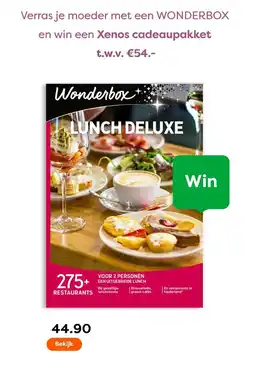 The Read Shop Verras je moeder met een wonderbox en win een xenos cadeaupakket aanbieding