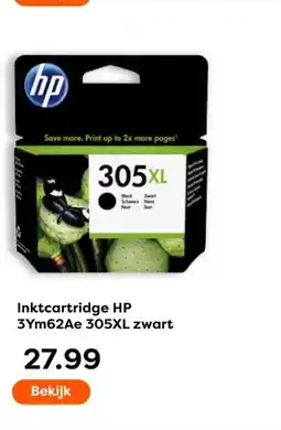 The Read Shop Inktcartridge HP 3Ym62Ae 305XL zwart aanbieding