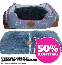 Ranzijn HONDENKUSSEN OF -MAND OF POEZENMAND aanbieding