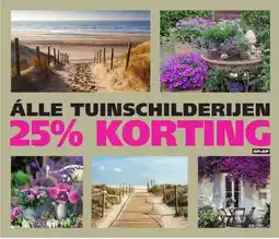 Ranzijn ÁLLE TUINSCHILDERIJEN aanbieding