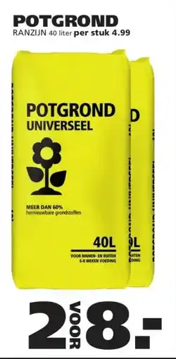 Ranzijn POTGROND aanbieding