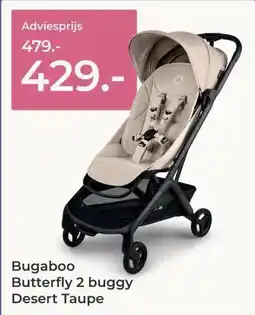 Prenatal Bugaboo Butterfly 2 buggy Desert Taupe aanbieding