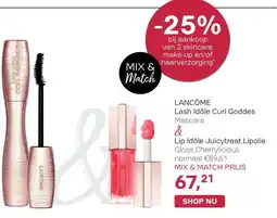Pour Vous LANCÔME Lash Idôle Curl Goddes & Lip Idôle Juicytreat aanbieding