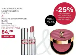 Pour Vous YVES SAINT LAURENT & MAKE ME BLUSH POWDER BLUSH aanbieding