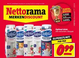 Nettorama Optimel drink aanbieding
