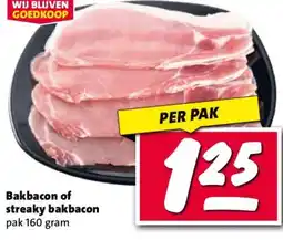 Nettorama Bakbacon of streaky bakbacon aanbieding
