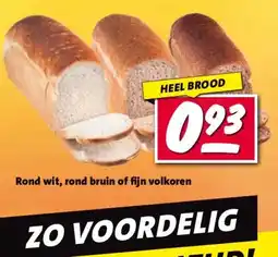 Nettorama Rond wit, rond bruin of fijn volkoren aanbieding
