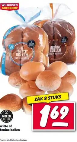 Nettorama witte of bruine bollen aanbieding