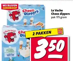 Nettorama La Vache Cheez dippers aanbieding