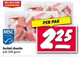 Nettorama Surimi chunks aanbieding