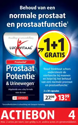 Lucovitaal Prostaat Potentie & Urinewegen aanbieding