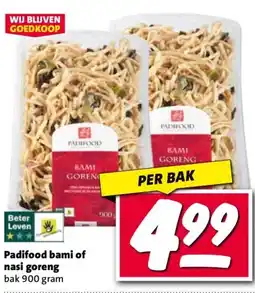 Nettorama Padifood bami of nasi goreng aanbieding