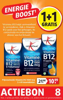 Lucovitaal Vitamine B12 aanbieding