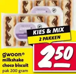 Nettorama gwoonº milkshake choco biscuit aanbieding