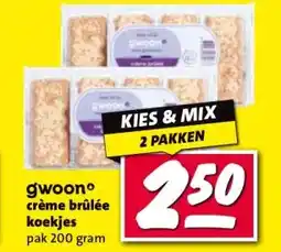 Nettorama gwoonº crème brûlée koekjes aanbieding