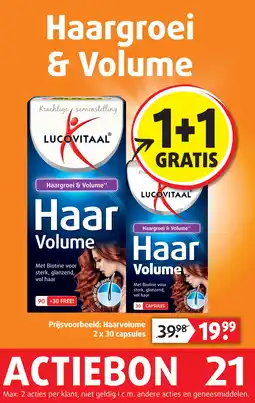 Lucovitaal Haargroei & Volume aanbieding