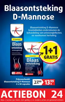 Lucovitaal Blaasontsteking D-Mannose aanbieding