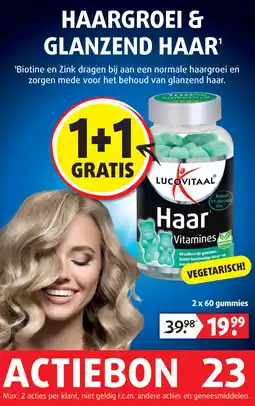 Lucovitaal Haar Vitamines aanbieding