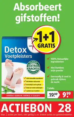 Lucovitaal Detox Voetpleisters aanbieding