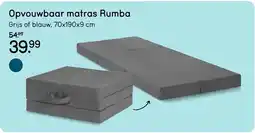 Leen Bakker Opvouwbaar matras Rumba aanbieding