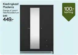Leen Bakker Kledingkast Madeira aanbieding