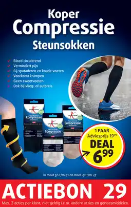 Lucovitaal Koper Compressie Steunsokken aanbieding