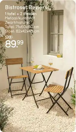 Leen Bakker Bistroset Beziers aanbieding