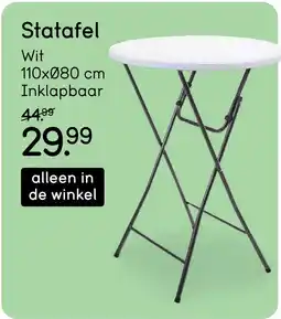 Leen Bakker Statafel aanbieding