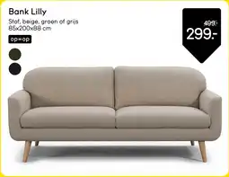 Leen Bakker Bank Lilly aanbieding