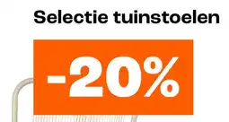 Kwantum Selectie tuinstoelen -20% aanbieding