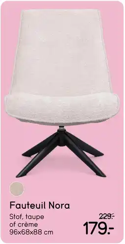 Leen Bakker Fauteuil Nora aanbieding