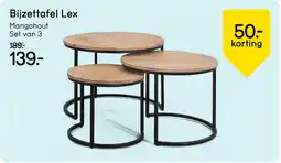 Leen Bakker Bijzettafel Lex aanbieding