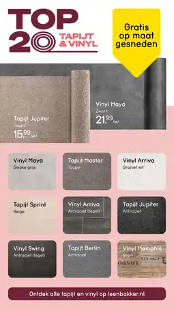 Leen Bakker Ontdek alle tapijt en vinyl op leenbakker.nl aanbieding